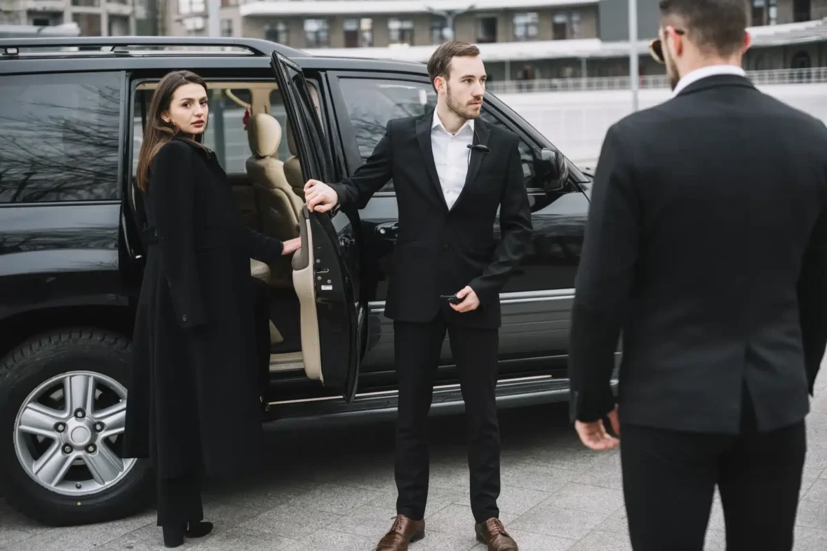 Professional chauffeur meet and greet service coordination